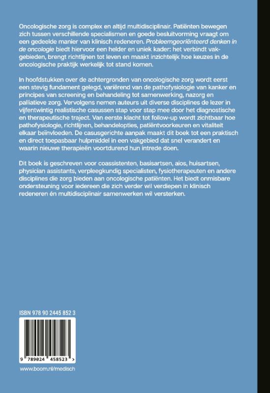 Achterkant van Probleemgeoriënteerd denken in de oncologie