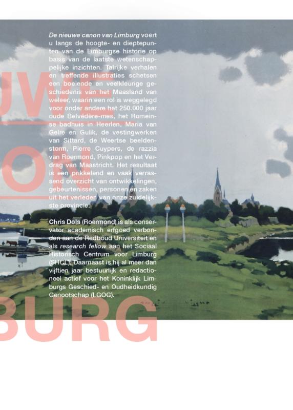 Achterkant van De nieuwe canon van Limburg