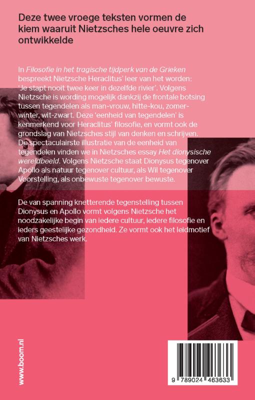 Achterkant van Het dionysische wereldbeeld
