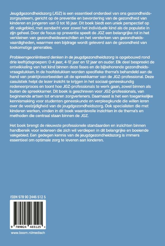 Achterkant van Probleemgeoriënteerd denken in de jeugdgezondheidszorg