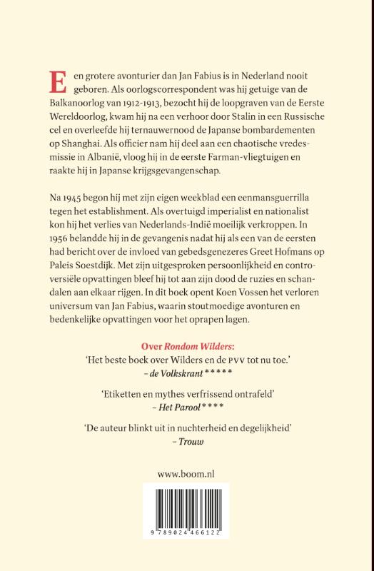 Achterkant van Groter dan het leven