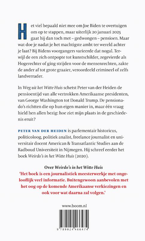 Achterkant van Weg uit het witte huis