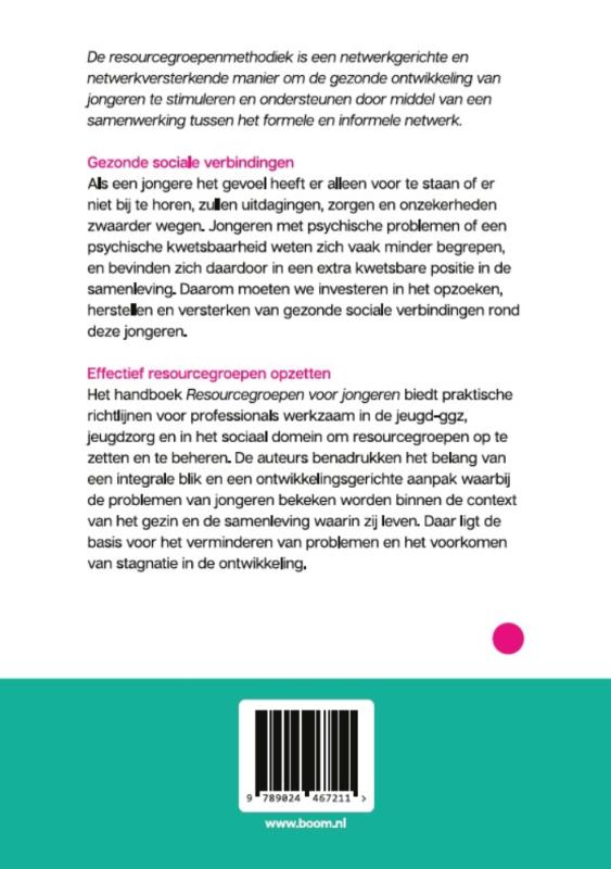 Achterkant van Resourcegroepen voor jongeren