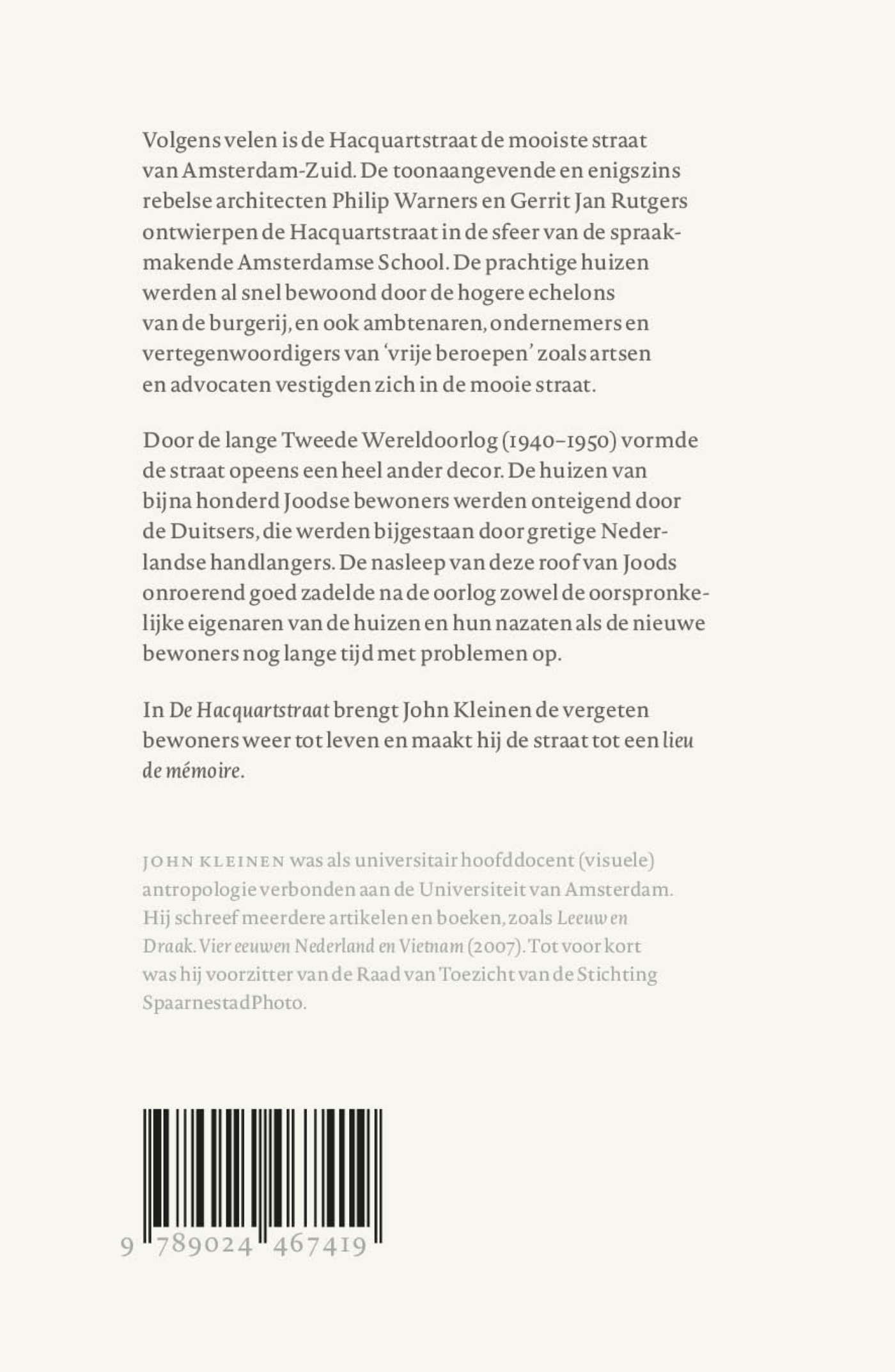 Achterkant van De Hacquartstraat