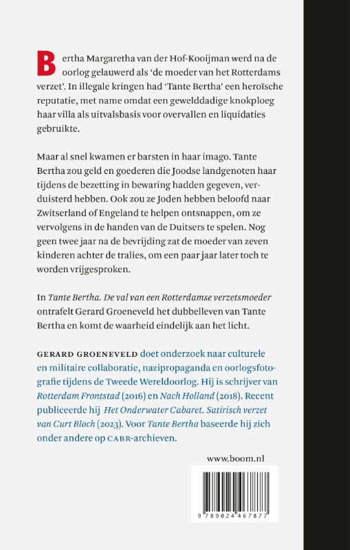 Achterkant van Tante Bertha
