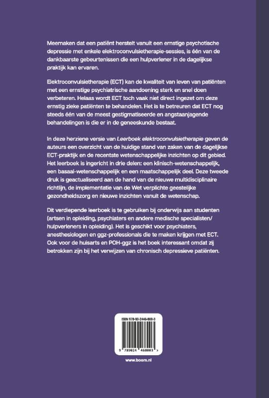 Achterkant van Leerboek