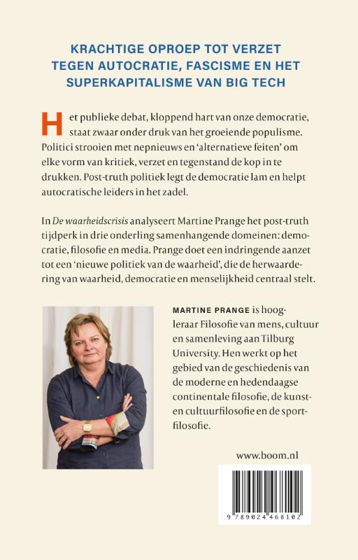 Achterkant van De waarheidscrisis