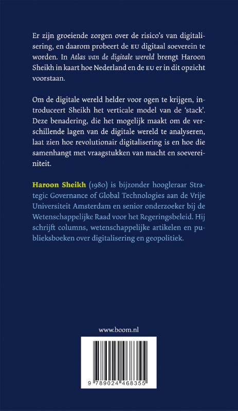 Achterkant van Atlas van de digitale wereld