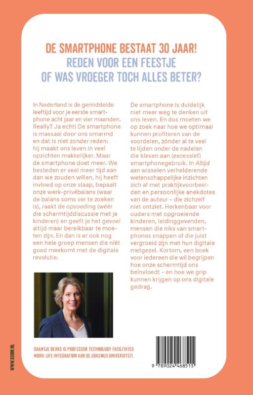Achterkant van Altijd aan