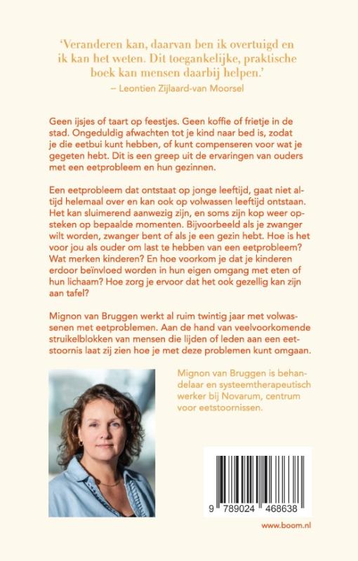 Achterkant van Mama, waarom eet jij niet mee?