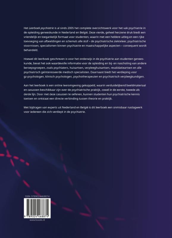 Achterkant van Leerboek psychiatrie