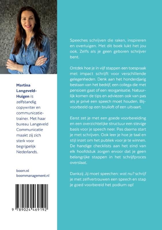 Achterkant van Jij moet speechen: wat nu?