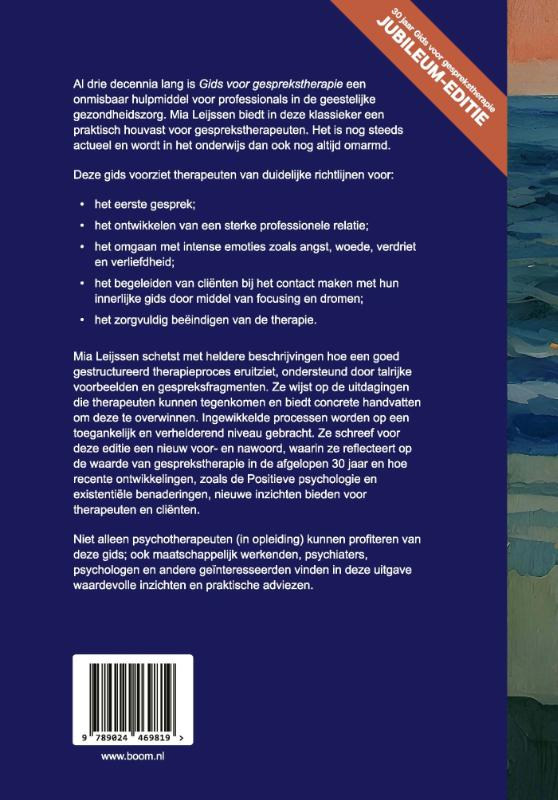 Achterkant van Gids voor gesprekstherapie