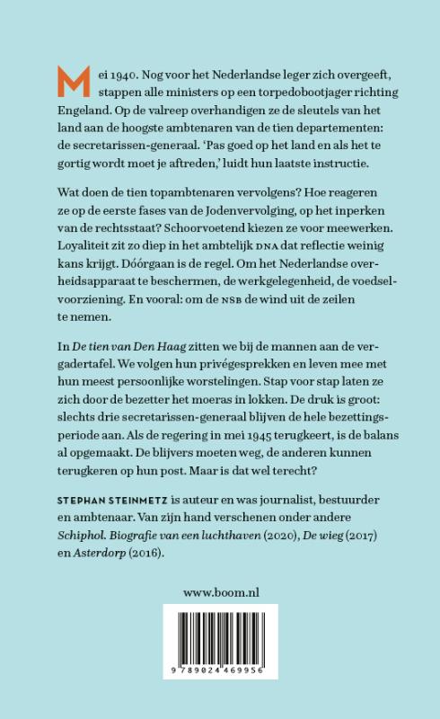 Achterkant van De tien van Den Haag