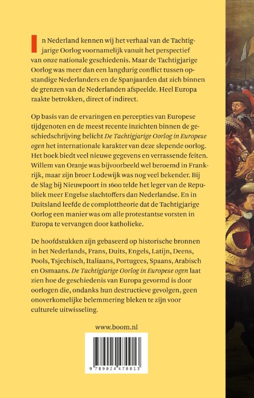 Achterkant van De Tachtigjarige Oorlog in Europese ogen