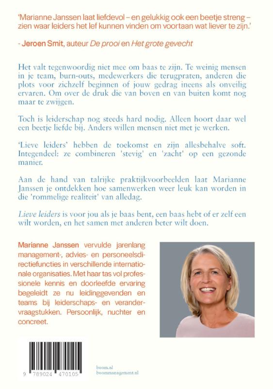 Achterkant van Lieve leiders,