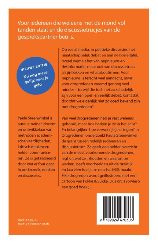Achterkant van Drogredenen