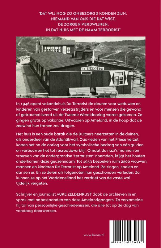 Achterkant van Oorlogstranen op Ameland