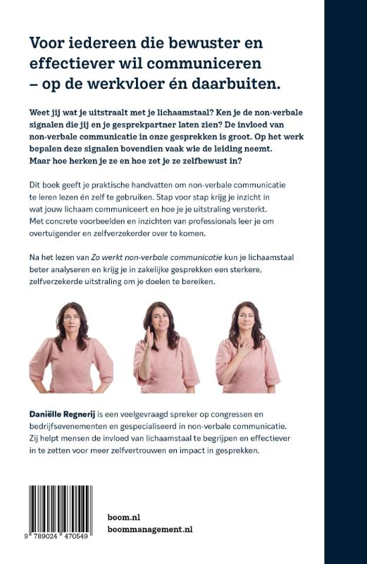 Achterkant van Zo werkt non-verbale communicatie
