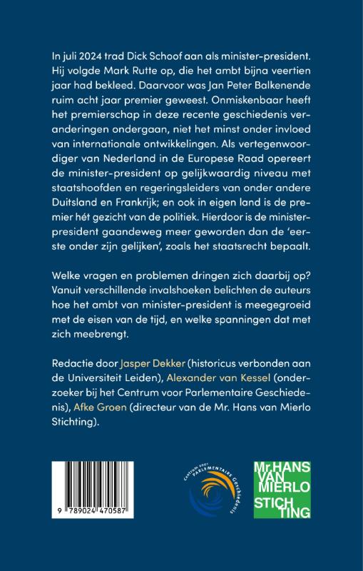 Achterkant van De minister-president