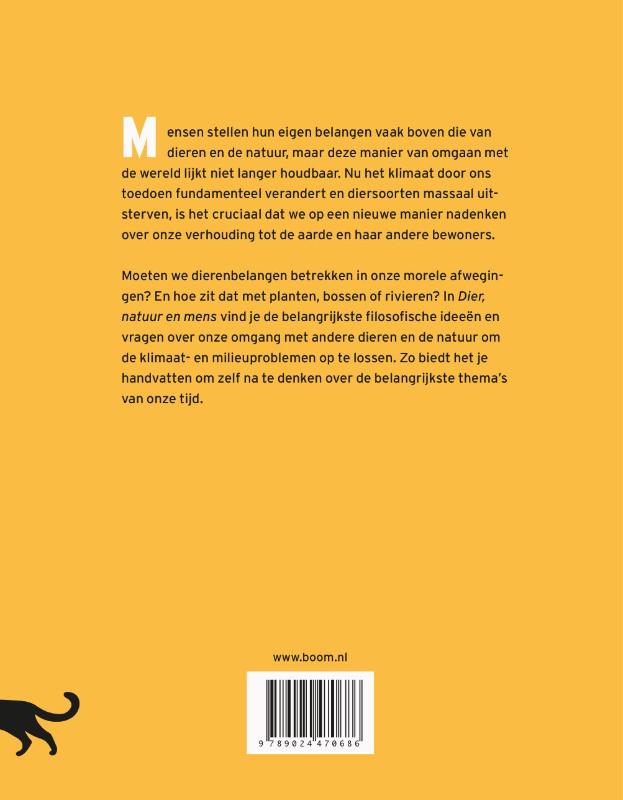 Achterkant van Dier, natuur en mens