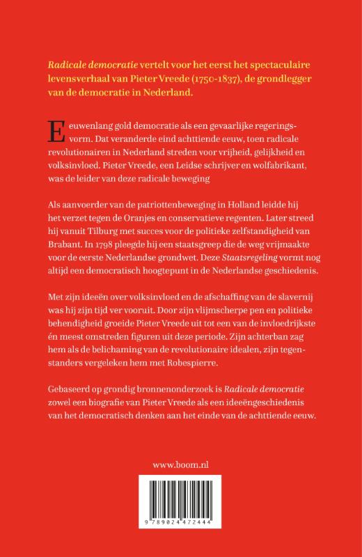 Achterkant van Radicale democratie