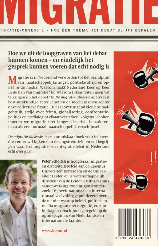 Achterkant van De migratie-obsessie
