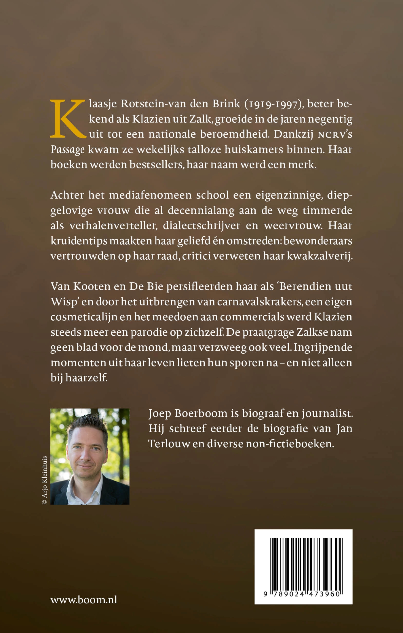 Achterkant van Beter bekend als Klazien uit Zalk