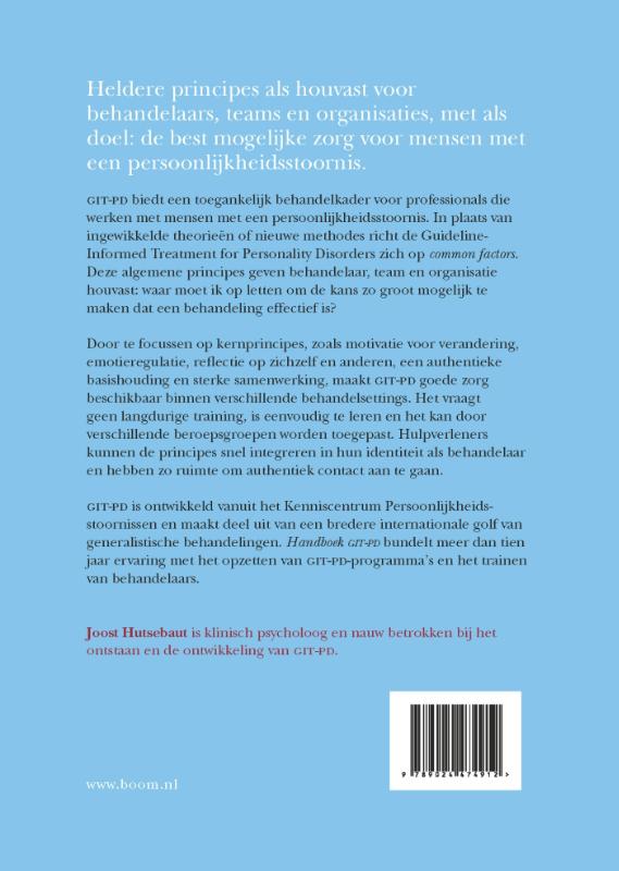 Achterkant van Handboek GIT-PD