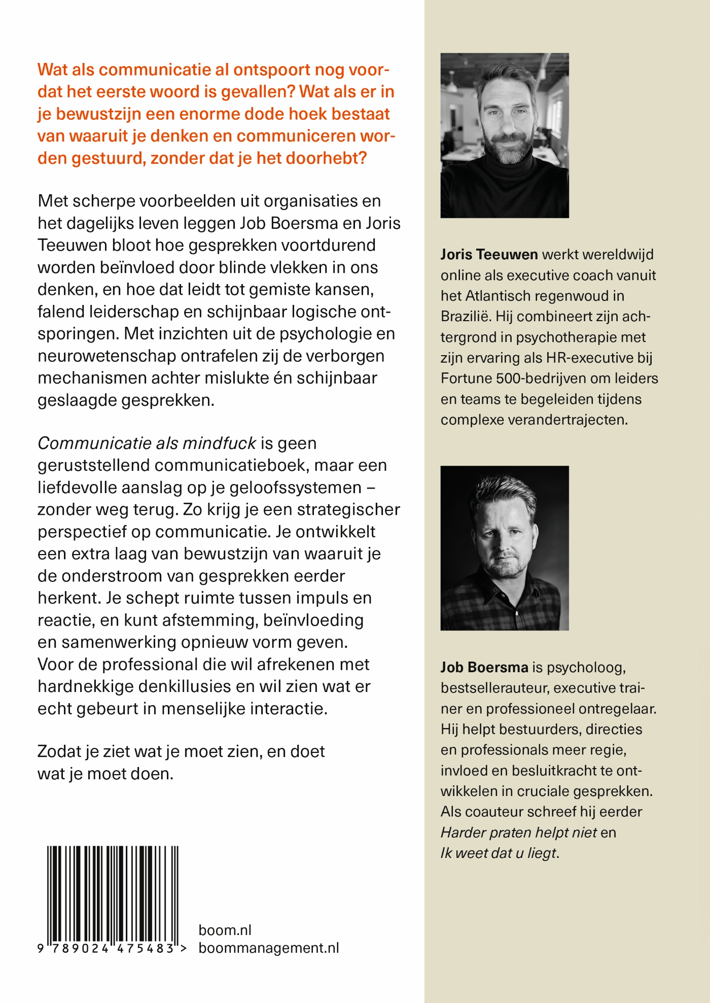 Achterkant van Communicatie als mindfuck
