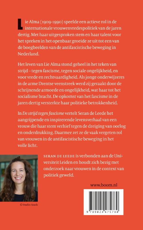 Achterkant van De strijd tegen fascisme