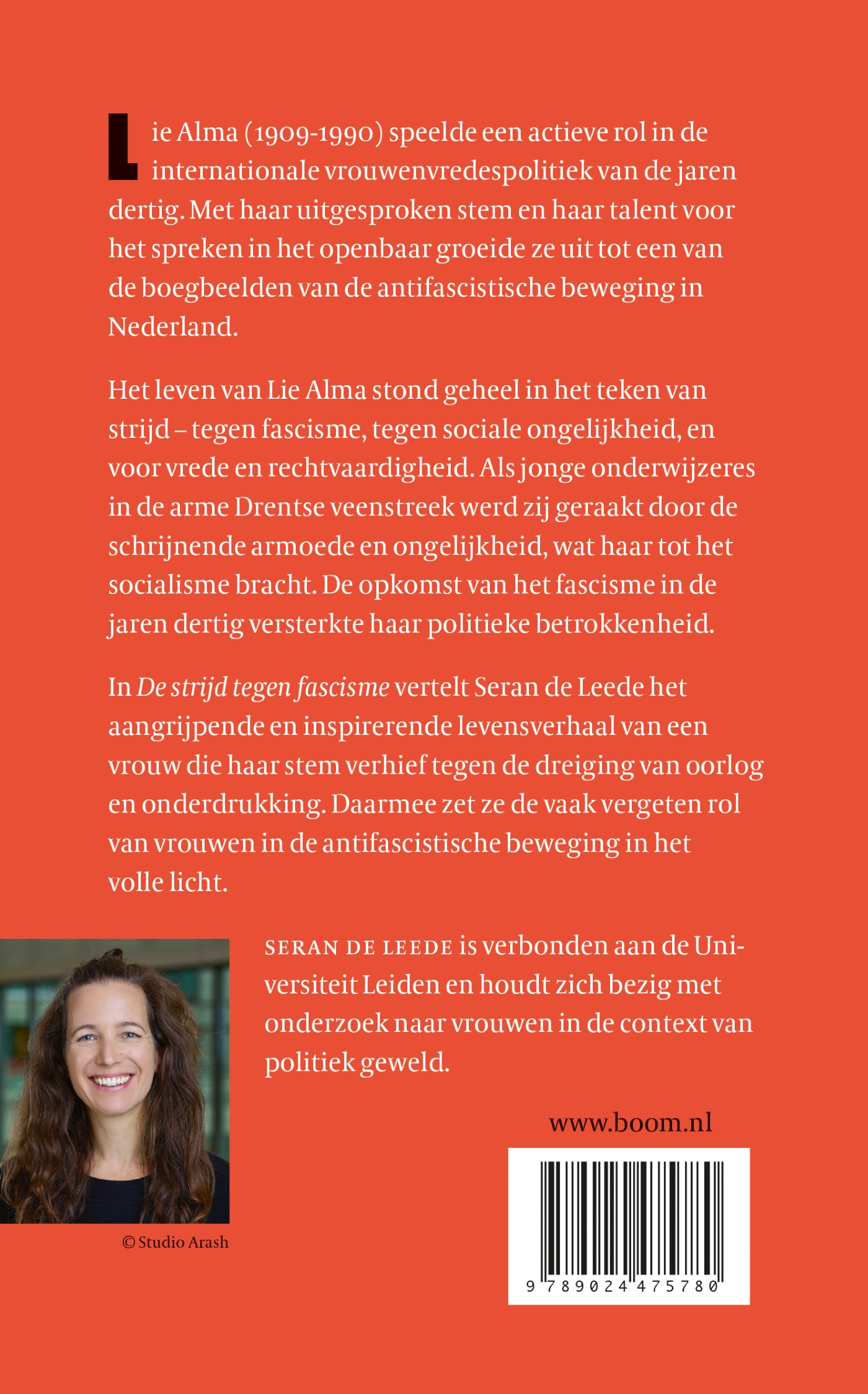 Achterkant van De strijd tegen fascisme