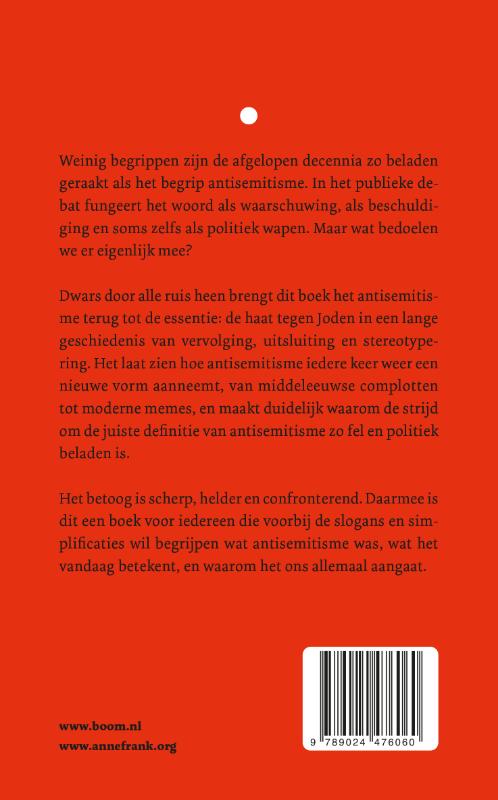 Achterkant van Antisemitisme