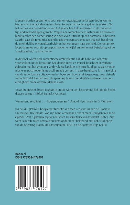 Achterkant van Het romantische verlangen