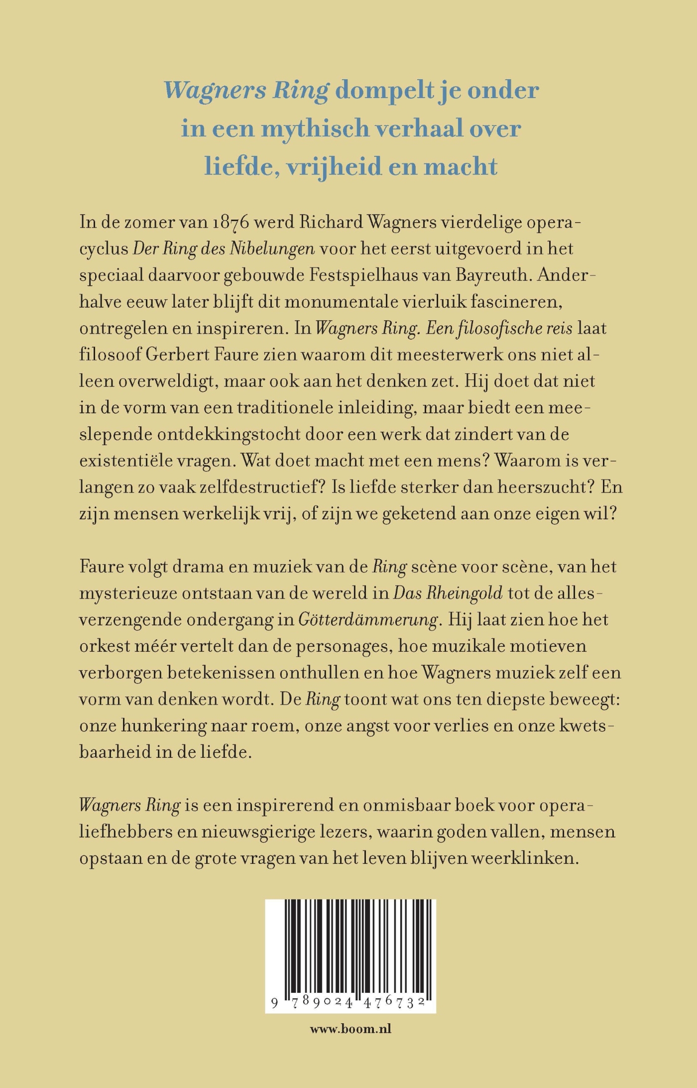 Achterkant van Wagners Ring