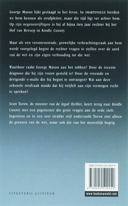 Achterkant van De grenzen van de wet