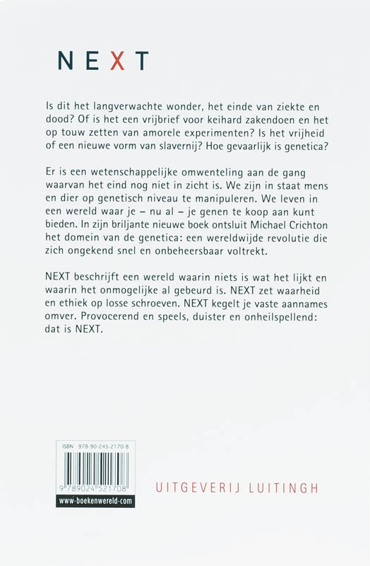Achterkant van Next