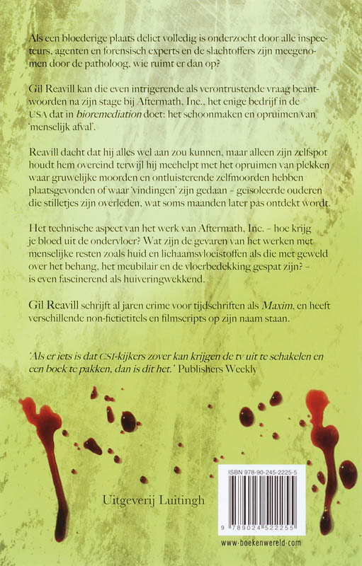 Achterkant van De schoonmakers van CSI
