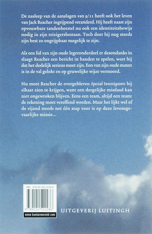 Achterkant van De rekening