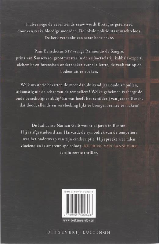 Achterkant van De Prins van Sansevero