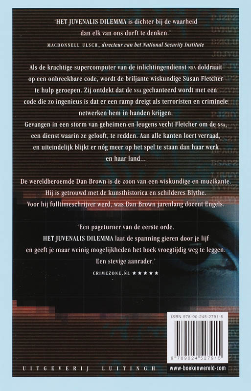 Achterkant van Het Juvenalis dilemma