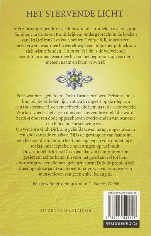 Achterkant van Het stervende licht