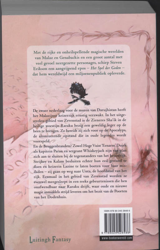 Achterkant van Het rijk van de zeven steden