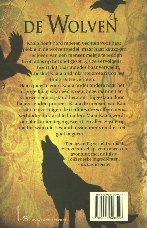 Achterkant van De ziel van de wolven