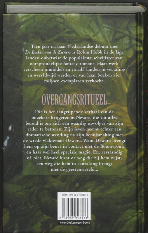 Achterkant van Overgangsritueel