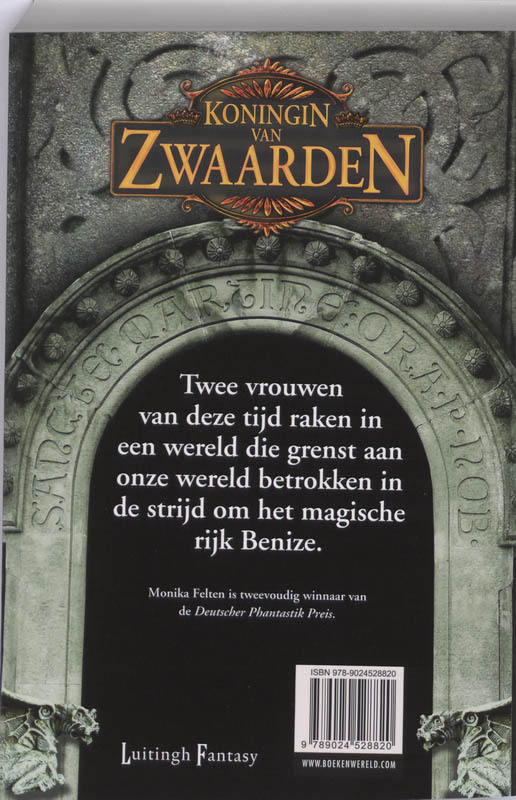 Achterkant van Koningin van Zwaarden