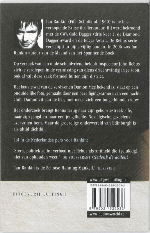 Achterkant van De dood is niet het einde
