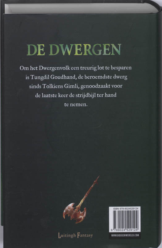 Achterkant van 4 Het lot van de Dwergen