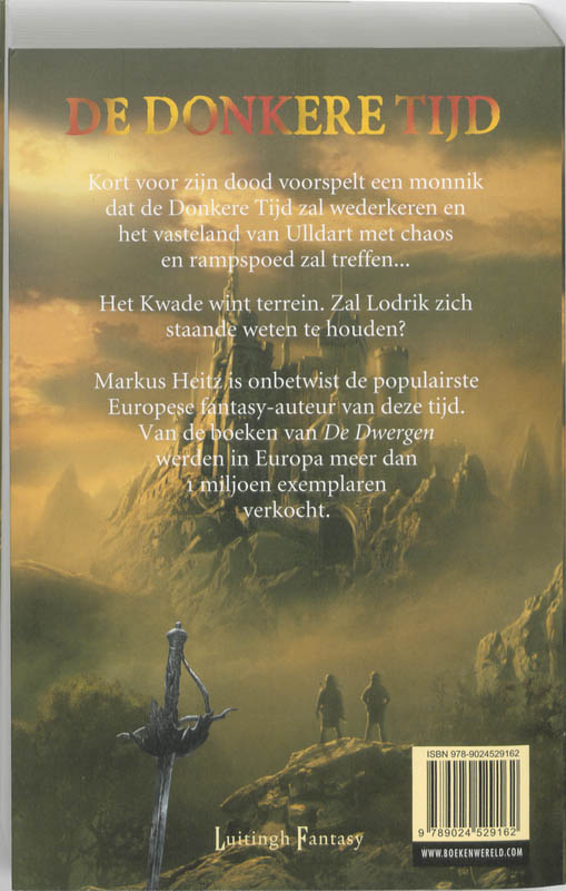 Achterkant van Het teken van de duistere god