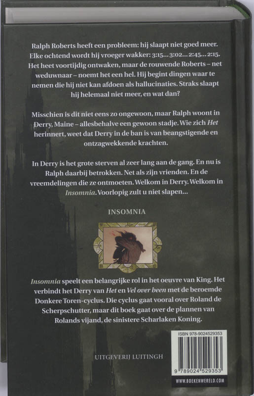 Achterkant van Insomnia